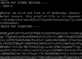 HugBunter is Requesting Proof-of-Life from Onion Service Admins