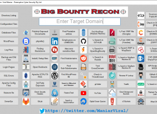 Big Bounty Recon – Reconnaissance Tool