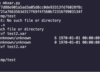 Technical Advisory – Apple XAR – Arbitrary File Write (CVE-2021-30833)