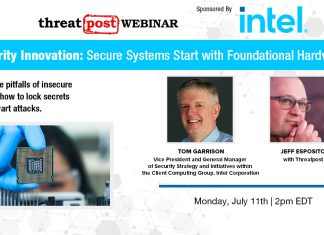 Security Innovation: Secure Systems Start with Foundational Hardware