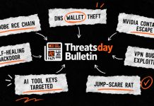 ThreatsDay: Adobe RCE, DNS Wallet Theft, NVIDIA Container Escape, Self-Healing Backdoor + 23 More